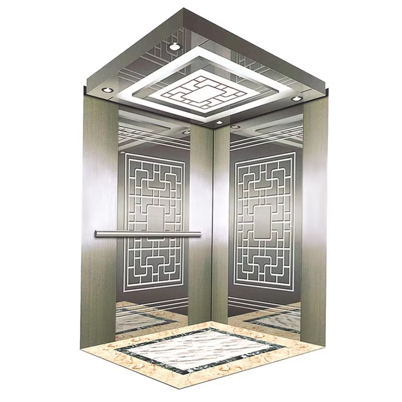 VTEP103 Elevadores Ascensores বিলাসবহুল অ্যাপার্টমেন্টের জন্য মার্জিত যাত্রী লিফট আপনার থাকার স্থানকে উন্নত করে