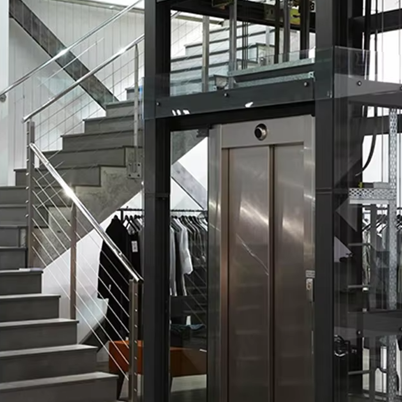 VTEV105 Ascensores Elevadores কাস্টমাইজড কেবিন ভিলা লিফট অভ্যন্তরীণ সজ্জার জন্য