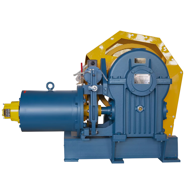 VTSP216 নতুন পণ্য YJF100K 320 Kg-450 Kg এলিভেটর যন্ত্রাংশ টরিন ড্রাইভ লিফট গিয়ারড ট্র্যাকশন মেশিন