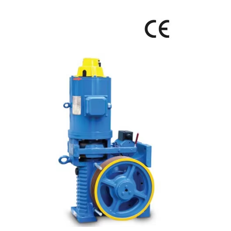 VTSP216 নতুন পণ্য YJF100K 320 Kg-450 Kg এলিভেটর যন্ত্রাংশ টরিন ড্রাইভ লিফট গিয়ারড ট্র্যাকশন মেশিন