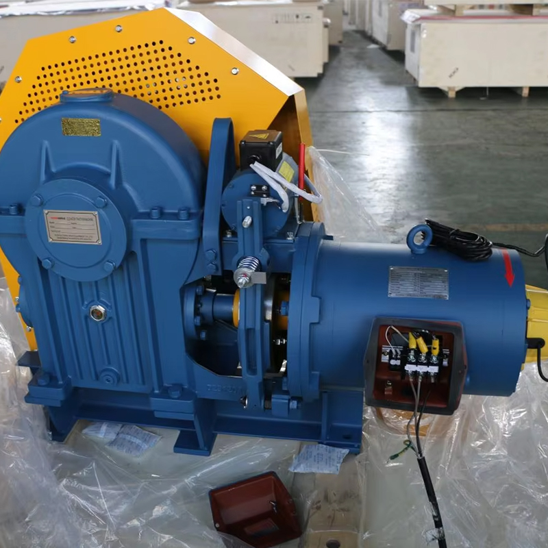 VTSP218 চমৎকার ট্র্যাকশন সিস্টেম GT140WL VVVF লিফট গিয়ারড মোটর এলিভেটর ট্র্যাকশন মেশিন