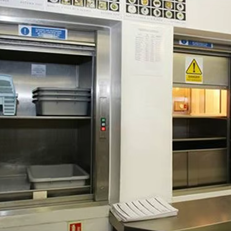 VTEF116 Ascensores Elevadores রেস্টুরেন্ট ফুড ডেলিভারি ডাম্বওয়েটার নিরাপত্তা ডোর লক সহ