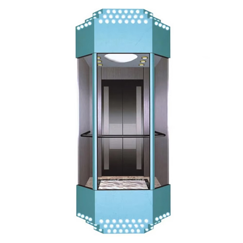 VTEO106 Elevadores বাণিজ্যিক ব্যবহারের জন্য কাস্টমাইজড পর্যবেক্ষণ লিফট প্রস্তুতকারক