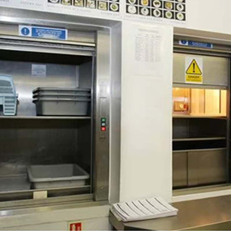 VTEF111 Ascensores Elevadores আধুনিক ডিজাইনের Dumbwaiter এলিভেটর বাণিজ্যিক ব্যবহারের জন্য