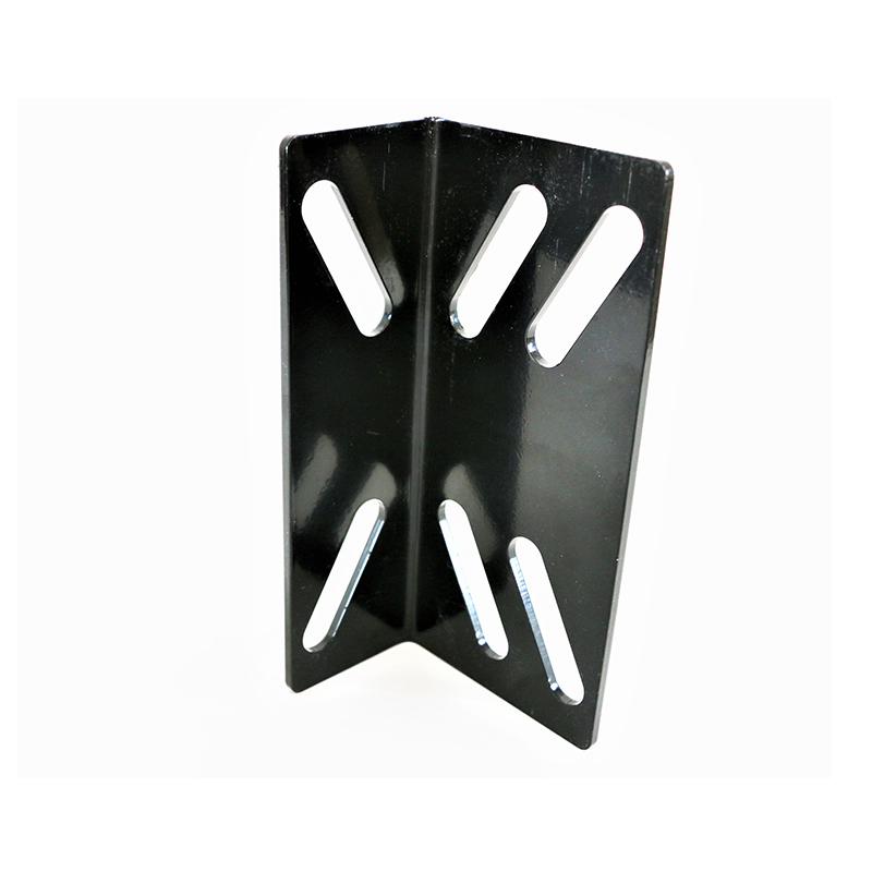 VTSP120 এলিভেটর গাইড রেল বন্ধনী হেভি-ডিউটি ​​লিফ্ট রেল সাপোর্ট স্টিল মাউন্টিং বন্ধনী আইএসও সার্টিফাইড ব্ল্যাক পেইন্টেড অফিসের জন্য