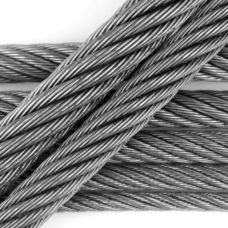 VTSP265 ইস্পাত স্টেইনলেস 12mm লিফট ট্র্যাকশন সিস্টেম যাত্রী লিফট ইস্পাত তারের দড়ি