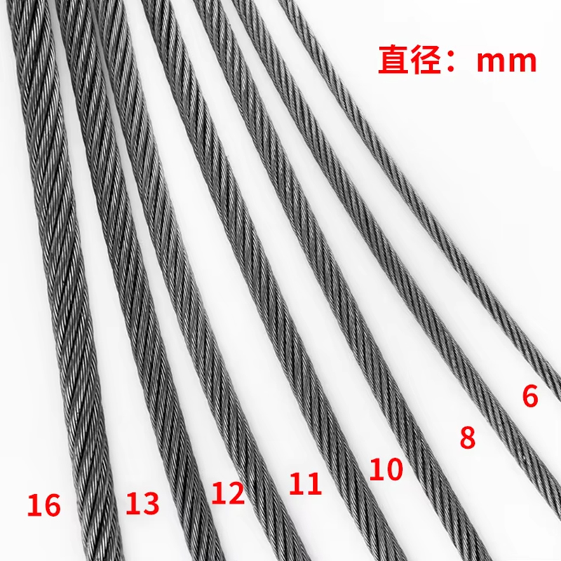 VTSP268 কারখানায় উৎপাদিত সর্বোত্তম দাম 6-22mm লিফট ইস্পাত দড়ি