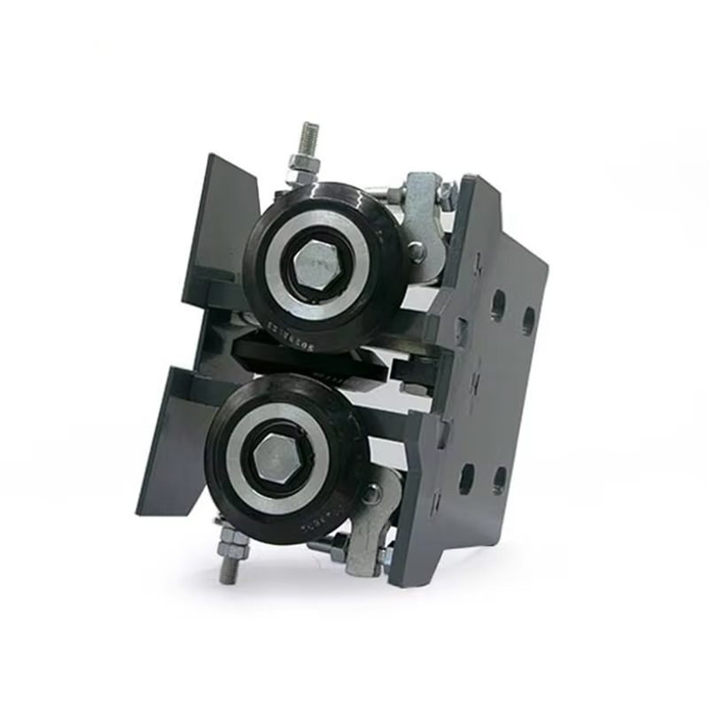 VTSP153 OEM এলিভেটর যন্ত্রাংশ লিফট লিফট কাউন্টারওয়েট রোলার গাইড জুতা-স্টেইনলেস স্টিল_মেটাল অফিস বিল্ডিংয়ের জন্য সমসাময়িক ডিজাইন