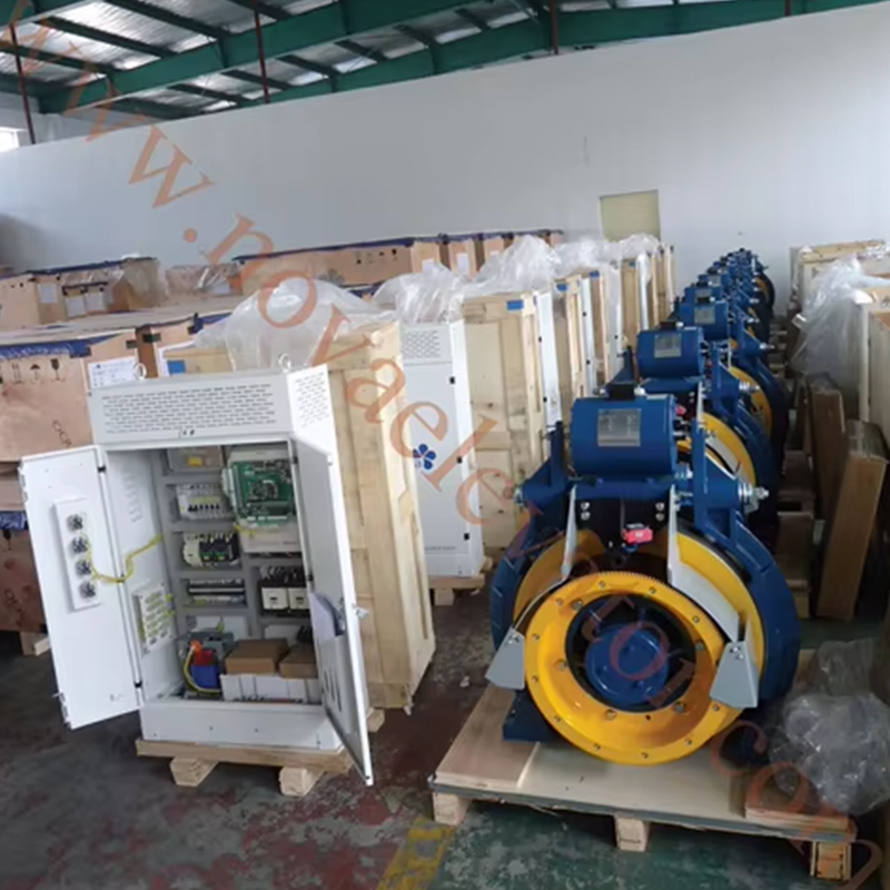 VTSP253 মন্টানারী আধুনিক গিয়ারলেস ট্র্যাকশন মেশিন MCG200 অ্যাপার্টমেন্ট লিফটের যন্ত্রাংশ লিফট মোটর 800-1350KGS মোটর ইঞ্জিন ব্যবহার করুন