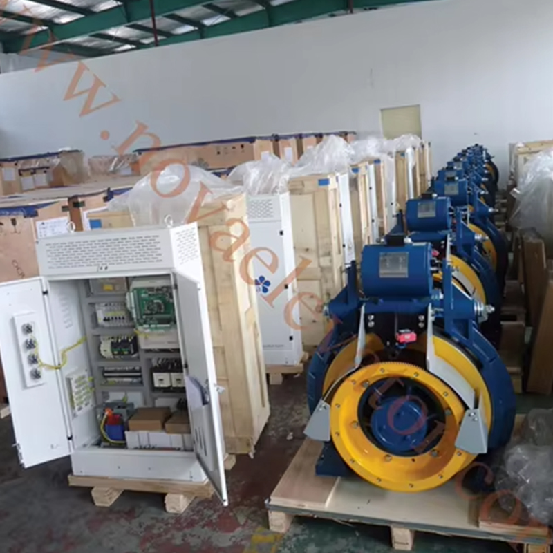 লিফটের জন্য VTSP240 এলিভেটর স্থায়ী চুম্বক সিঙ্ক্রোনাস গিয়ারলেস ট্র্যাকশন মেশিন