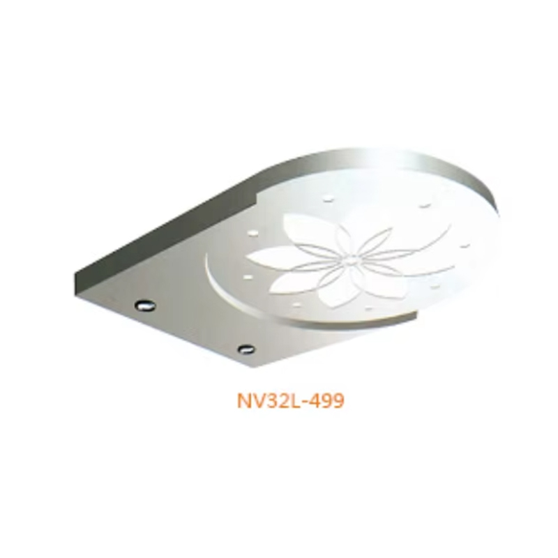 VTSP138 এলিভেটর আধুনিকীকরণ যন্ত্রাংশ কাস্টমাইজড এলিভেটর সিলিং এলইডি লাইটিং মিরর স্টেইনলেস স্টীল লিফট সিলিং