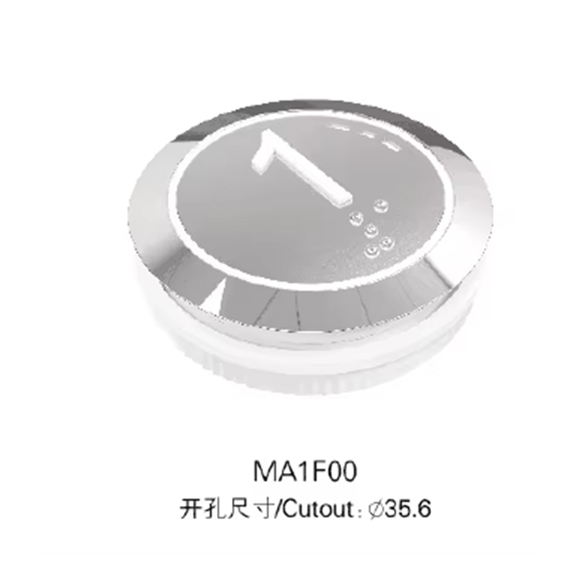 VTSP358 এলিভেটর উচ্চ মানের লিফট স্পর্শহীন পুশ বোতাম COP LOP এ ব্যবহৃত