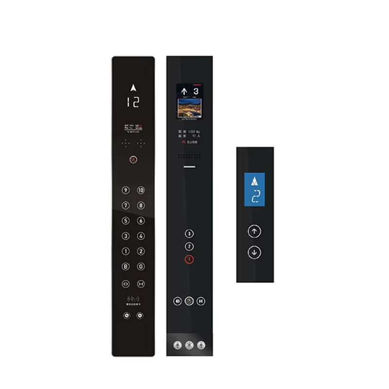 VTSP345 ফ্যাক্টরি মূল্য আধুনিক ডিজাইনের স্টেইনলেস স্টীল এলিভেটর ডোর প্যানেল সহ লিফট বাটন ওয়াল মাউন্ট করা COP LOP