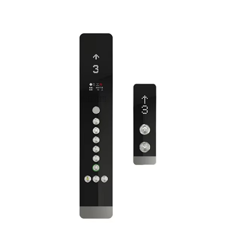 VTSP345 ফ্যাক্টরি মূল্য আধুনিক ডিজাইনের স্টেইনলেস স্টীল এলিভেটর ডোর প্যানেল সহ লিফট বাটন ওয়াল মাউন্ট করা COP LOP