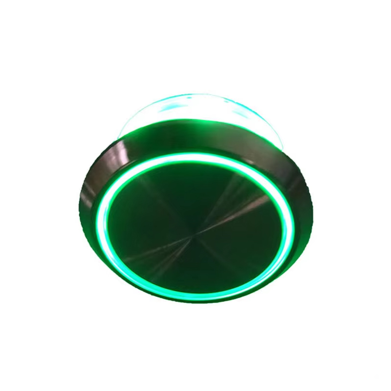 VTSP360 ব্র্যান্ডের আধুনিক ডিজাইনের গোলাকার স্টেইনলেস স্টীল লিফট পুশ বোতামের সাথে_ ব্রেইল ছাড়া 1 বছরের ওয়ারেন্টি লিফট যন্ত্রাংশ